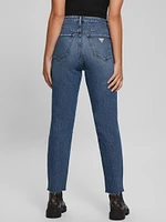 Eco Distressed Mom Jeans