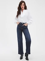 Eco High-Rise Wide Leg Jeans