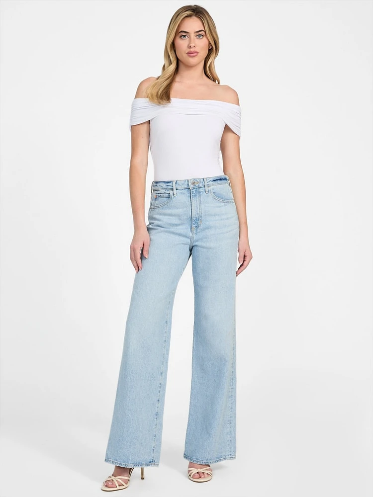 Wide Leg Denim Jeans