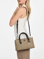 Simona Straw Small Satchel