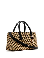 Simona Straw Small Satchel
