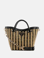 Atalia Raffia Mini Tote
