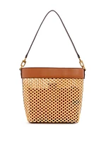 Vikky Straw Bucket Bag