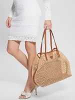 Vikky Straw Large Tote