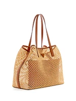 Vikky Straw Large Tote