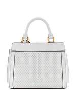 Katey Perforated Mini Satchel