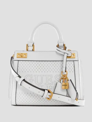 Katey Perforated Mini Satchel