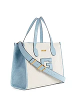 G Status Snake-Embossed Tote