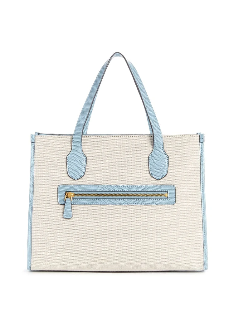 G Status Snake-Embossed Tote