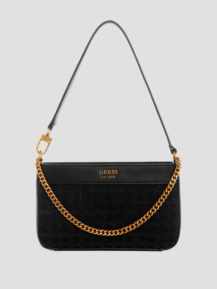 Katey Woven Mini Shoulder Bag