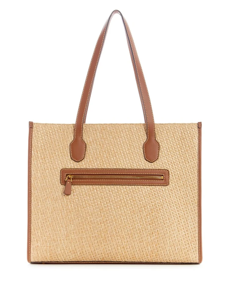 Silvana Straw Tote