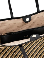 Vikky Woven Straw Tote Set