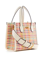 Silvana Colorful Straw Mini Tote