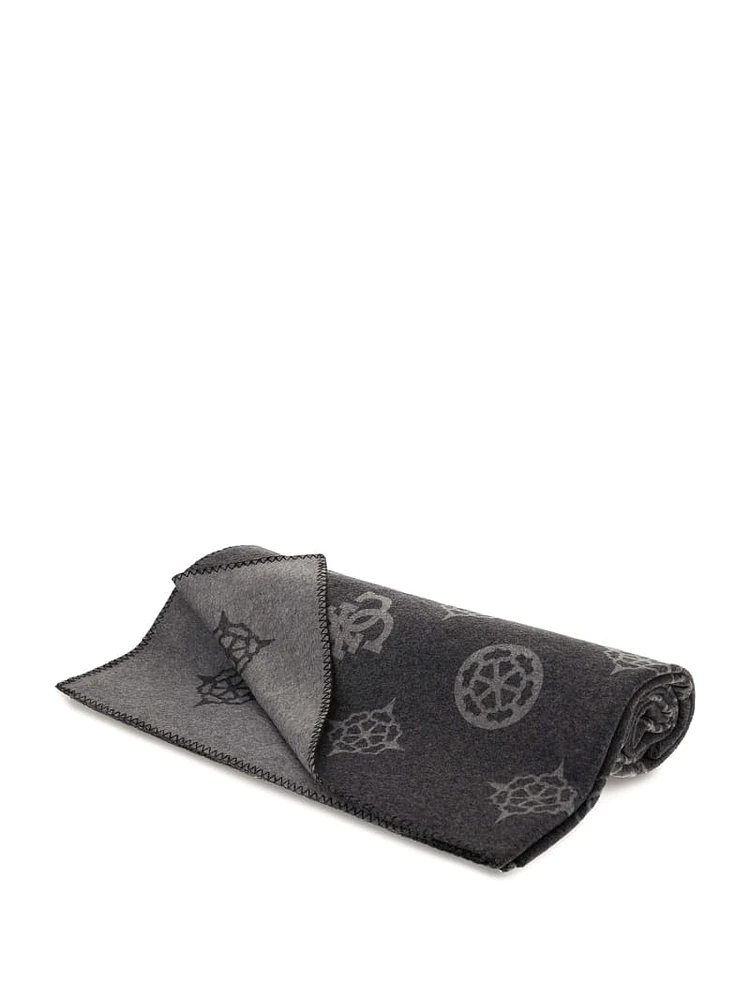 Fleece Peony Blanket