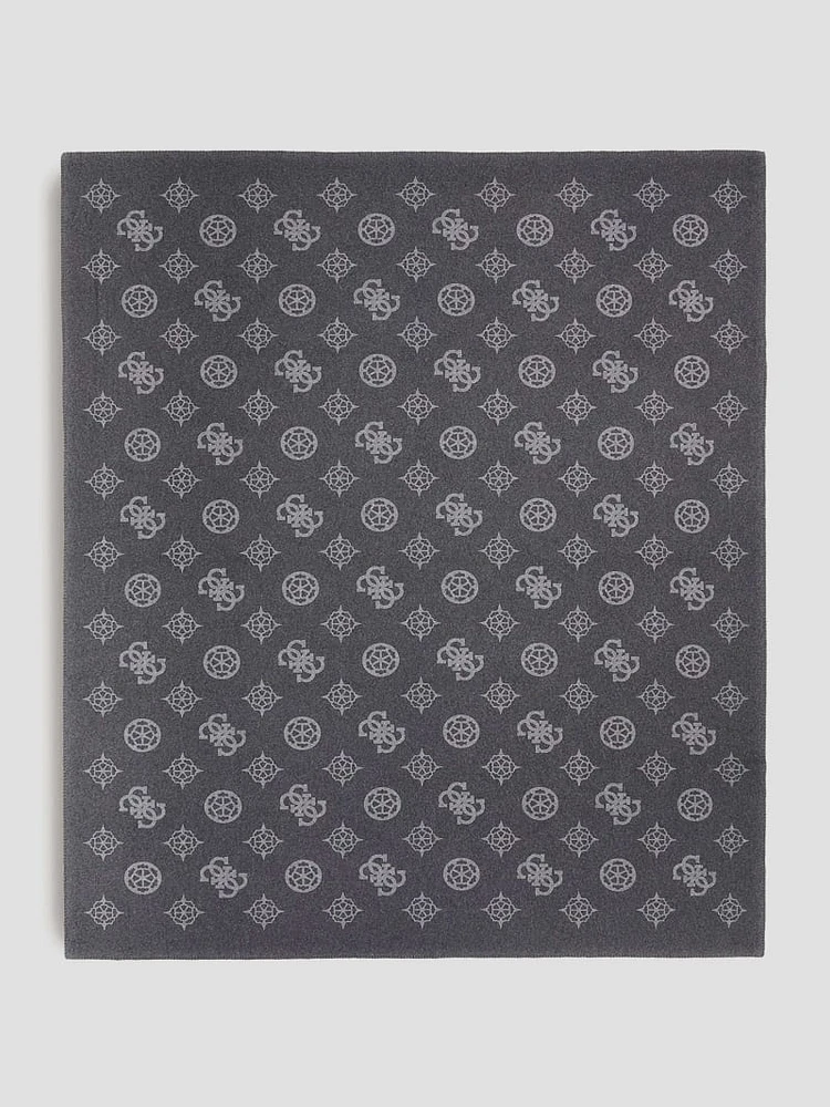 Fleece Peony Blanket