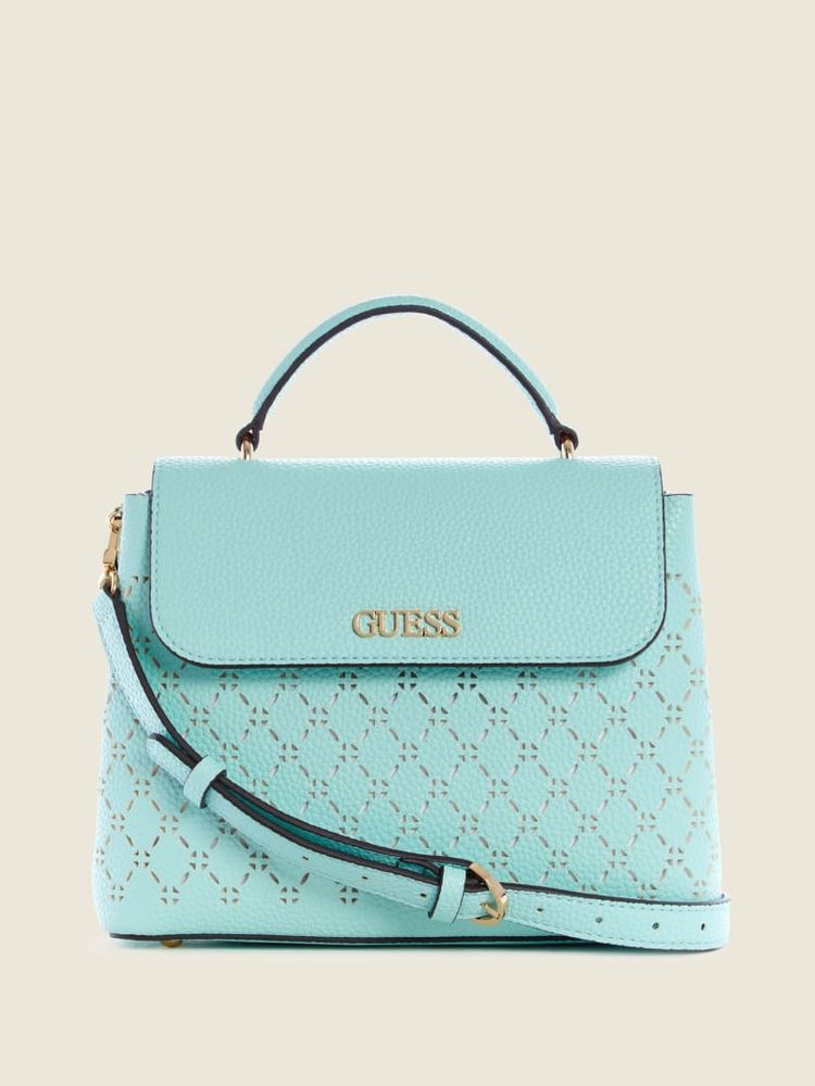  GUESS Stephi Top-Handle Flap Bag : GUESS: Clothing, Shoes &  Jewelry