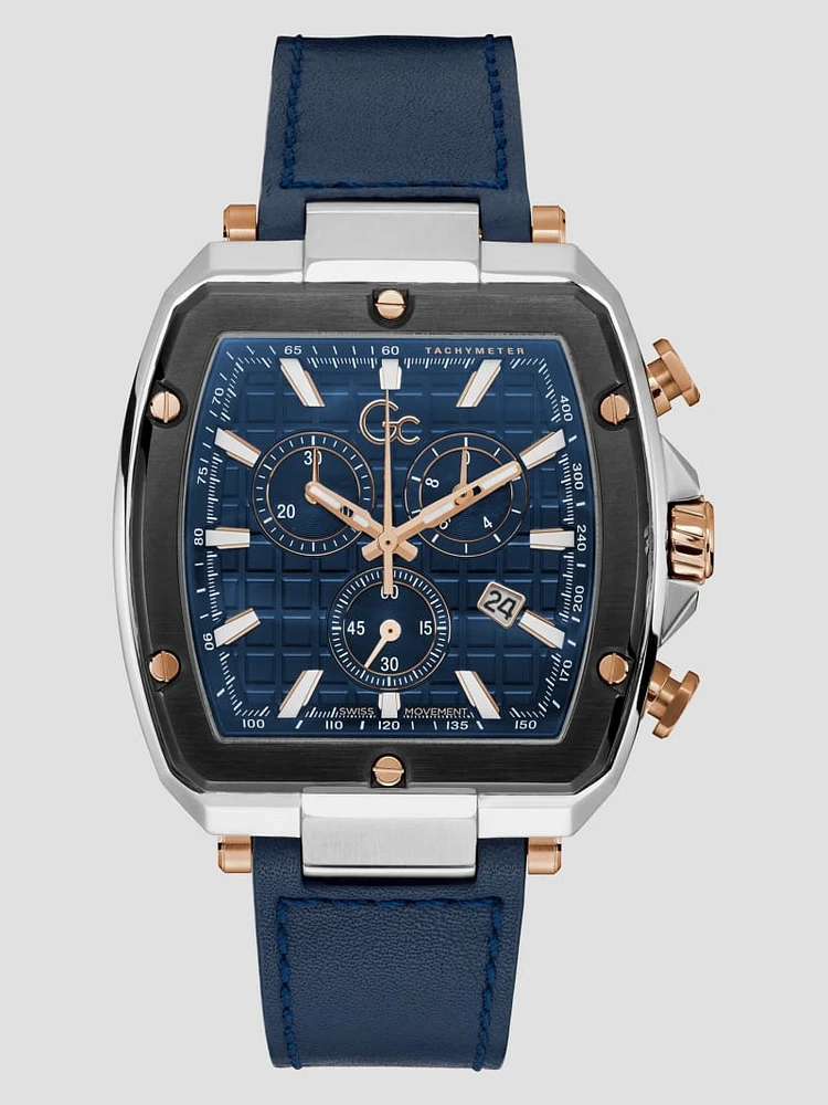 Gc Multi-Tone Chronograph Watch
