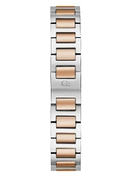 Two-Tone and Mother-of-Pearl Analog Watch