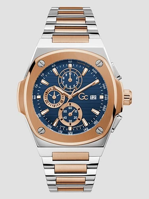 Gc Two-Tone Chronograph Watch