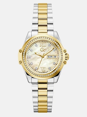 Gc Two-Tone Analog Watch
