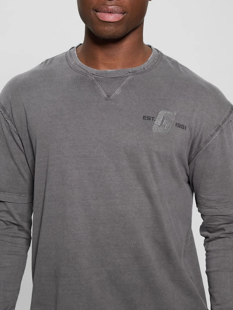 Gondour Layered Patch Tee