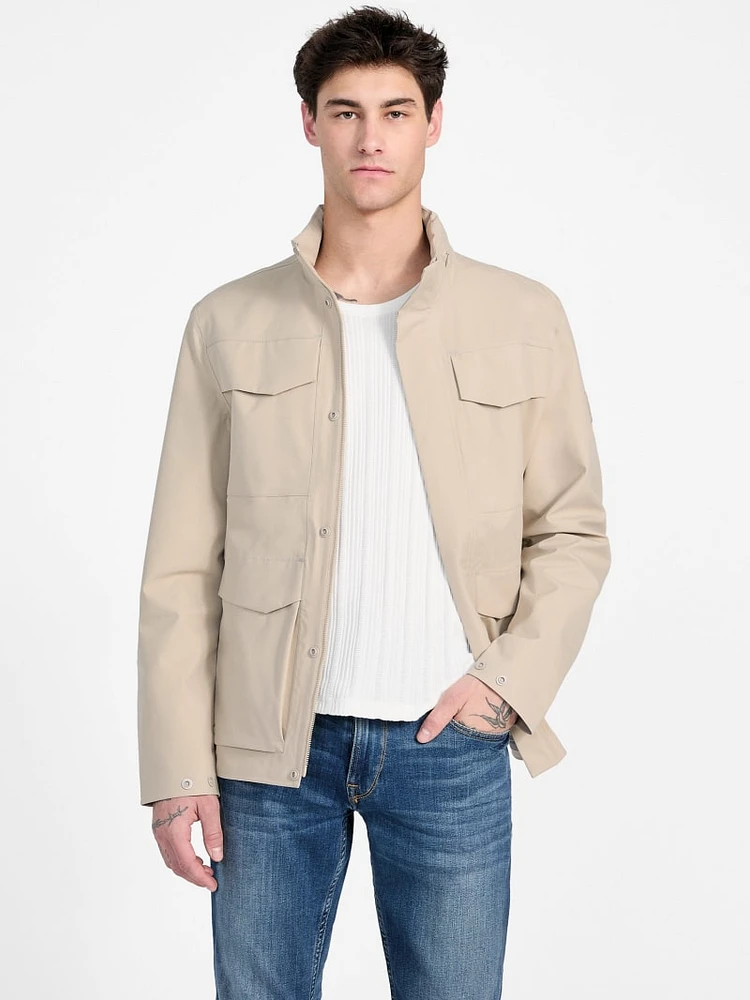 Dunwich Woven Hooded Utility Jacket