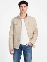 Dunwich Woven Hooded Utility Jacket