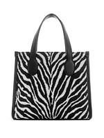 Silvana Zebra Mini Tote