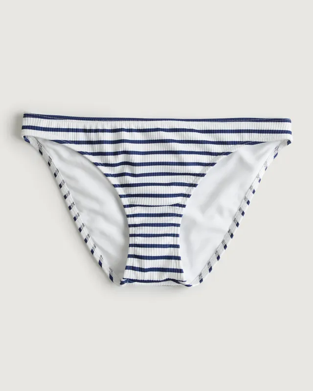 Hollister Gilly Hicks Ribbed Cheeky Bikini Bottom