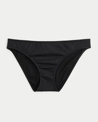 Gilly Hicks, Intimates & Sleepwear, Gilly Hicks Ribbed Bikini Panty  Underwear Logo Waistband Grey Xs Hollister