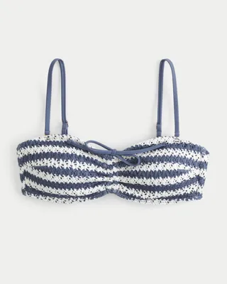 Crochet Bandeau Bikini Top