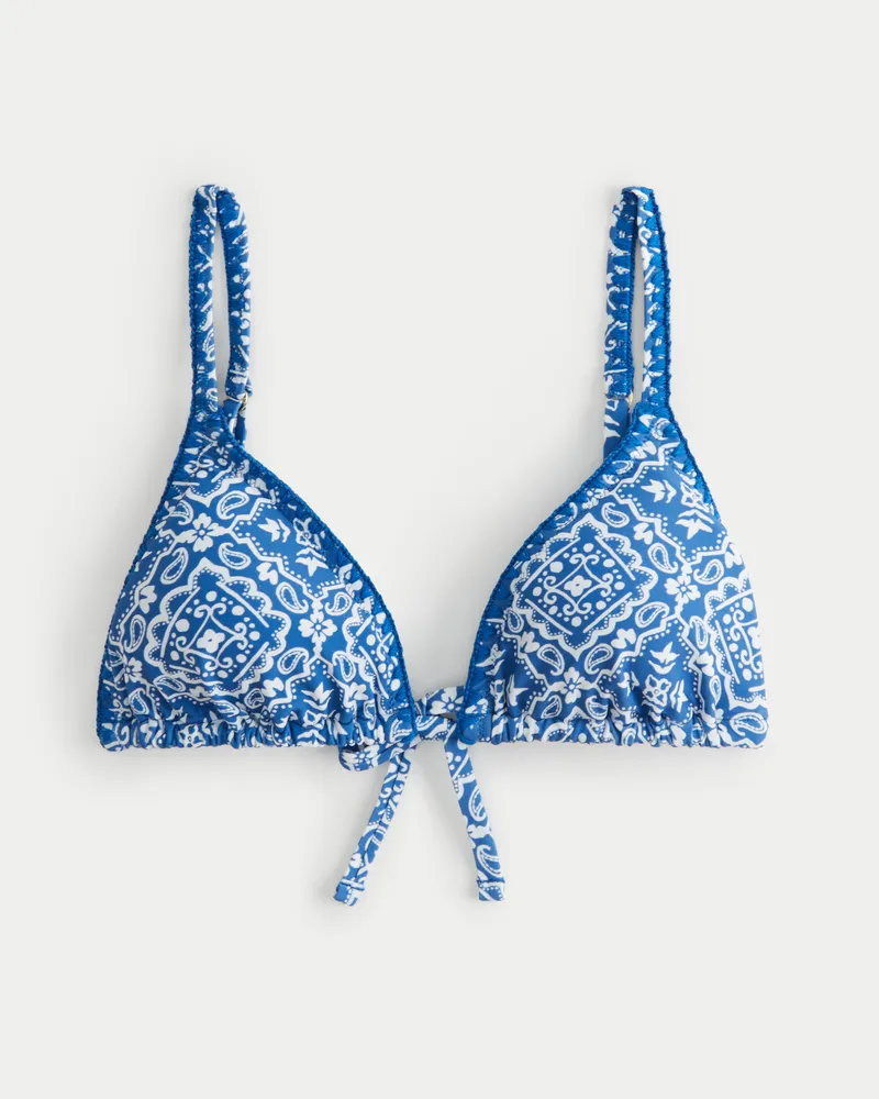 Hollister triangle bikini top