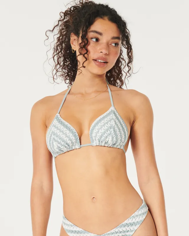 Hollister Crochet Plunge Underwire Bikini Top