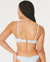 Curvy High Apex Scrunch-Ribbed Underwire Bikini Top