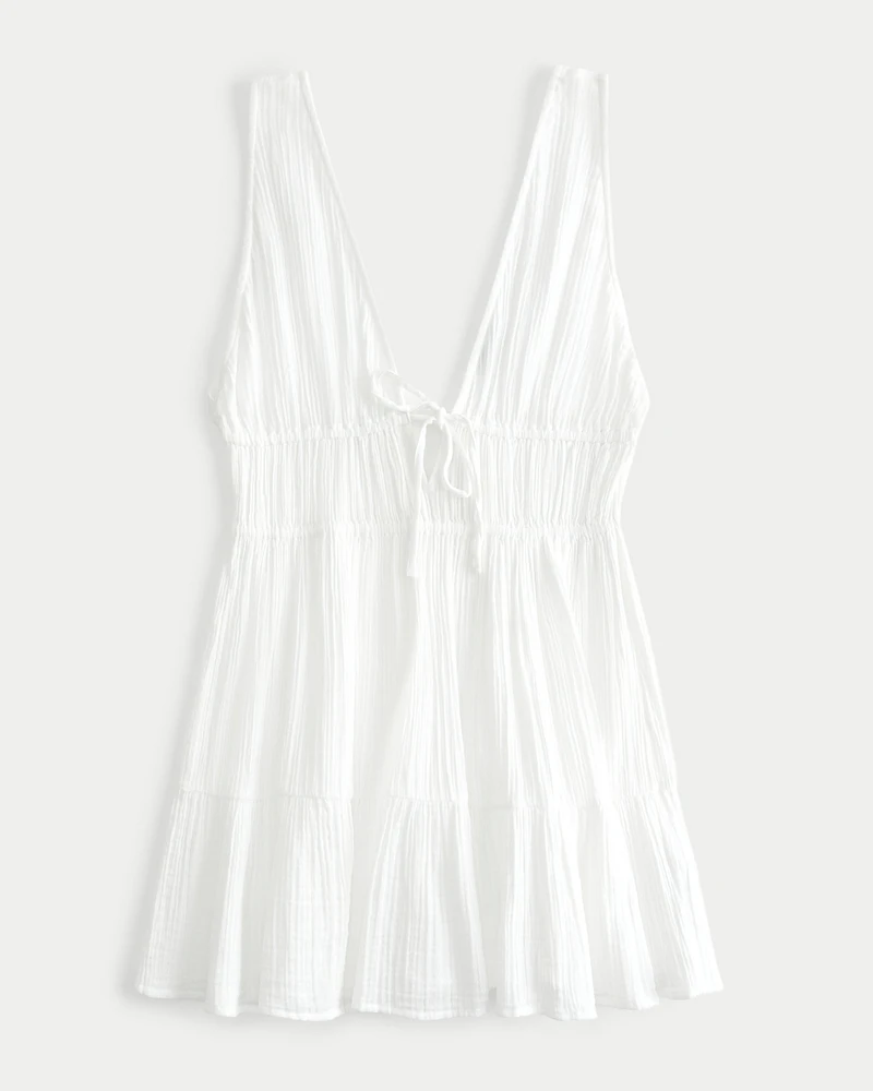 Flowy Gauze Cover Up Dress