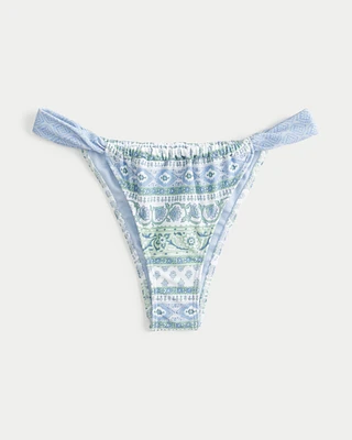 Side Strap High-Leg Cheekiest Bikini Bottom