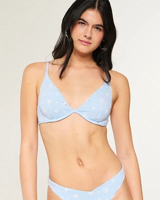Eyelet Underwire Bikini Top
