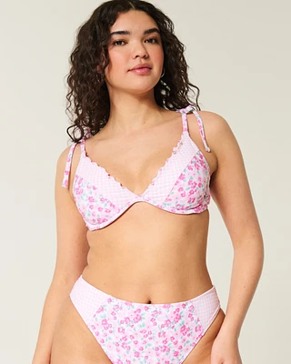 Ruffle Edge Underwire Bikini Top