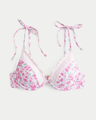 Ruffle Edge Underwire Bikini Top