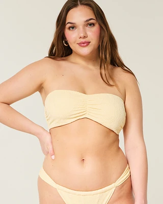 Jacquard Bandeau Bikini Top