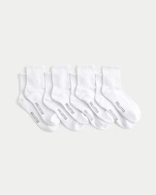 Logo Quarter-Crew Socks 4-Pack