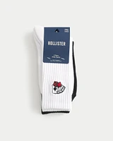 Graphic Crew Socks 2-Pack