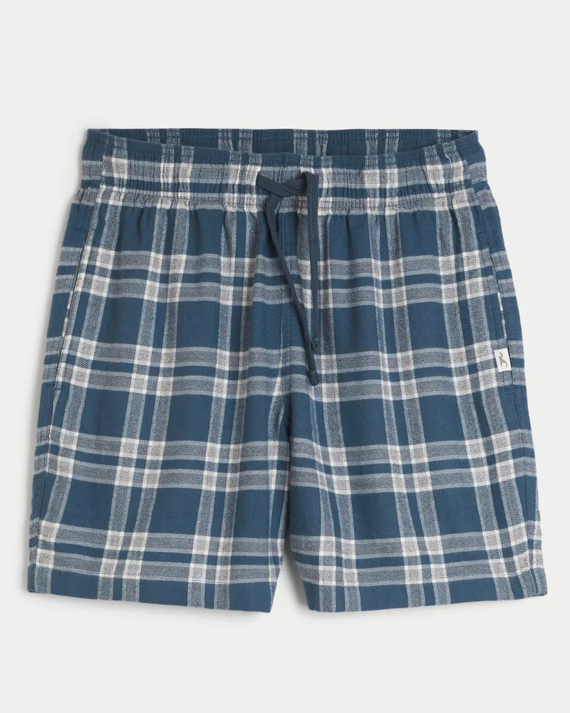 Matching Flannel Pajama Shorts -- 2.5-inch inseam