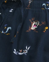 24/7 Looney Tunes Graphic Flannel Pajama Pants