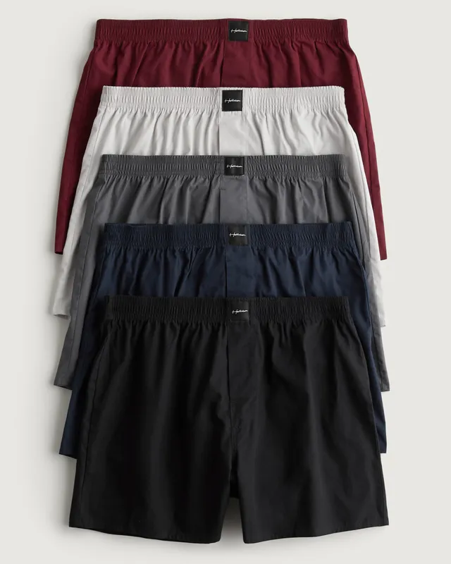 H&M 5-pack Woven Cotton Boxer Shorts