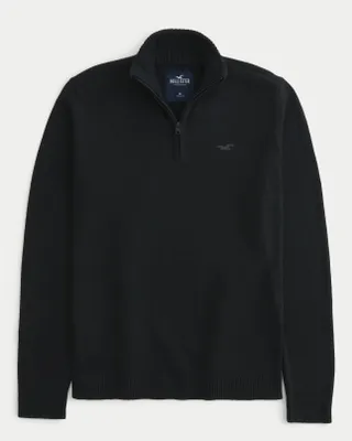 Quarter-Zip Icon Sweater
