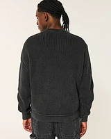 Boxy Crew Sweater