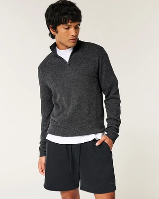 Quarter-Zip Icon Sweater