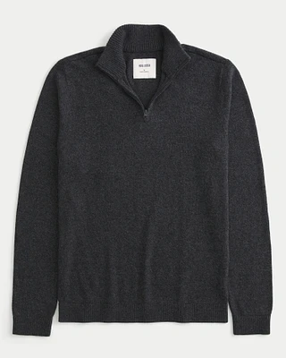 Quarter-Zip Icon Sweater