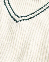 Boxy V-Neck Sweater Vest